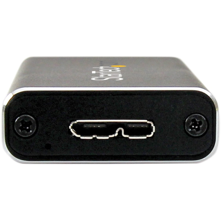 StarTech.com M.2 SSD Enclosure for M.2 SATA SSDs - USB 3.0 (5Gbps) with UASP - External M.2 SSD Enclosure - Aluminum StarTech.com M.2 SSD Enclosure for M.2 SATA SSDs - USB 3.0 (5Gbps) with UASP - External M.2 SSD Enclosure - Aluminum